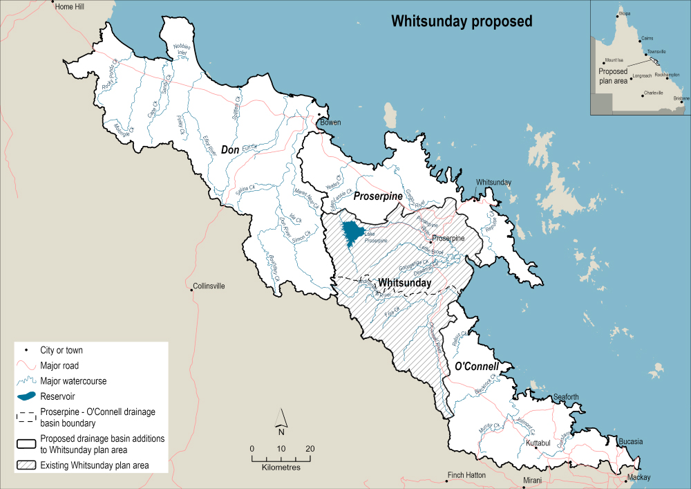 Whitsunday Proposed water map